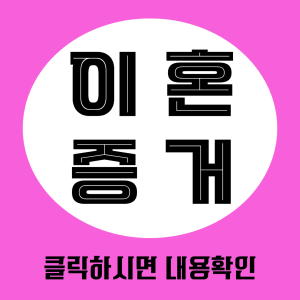 이혼증거